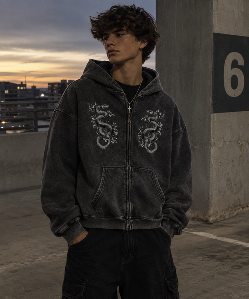 double snake hoodie