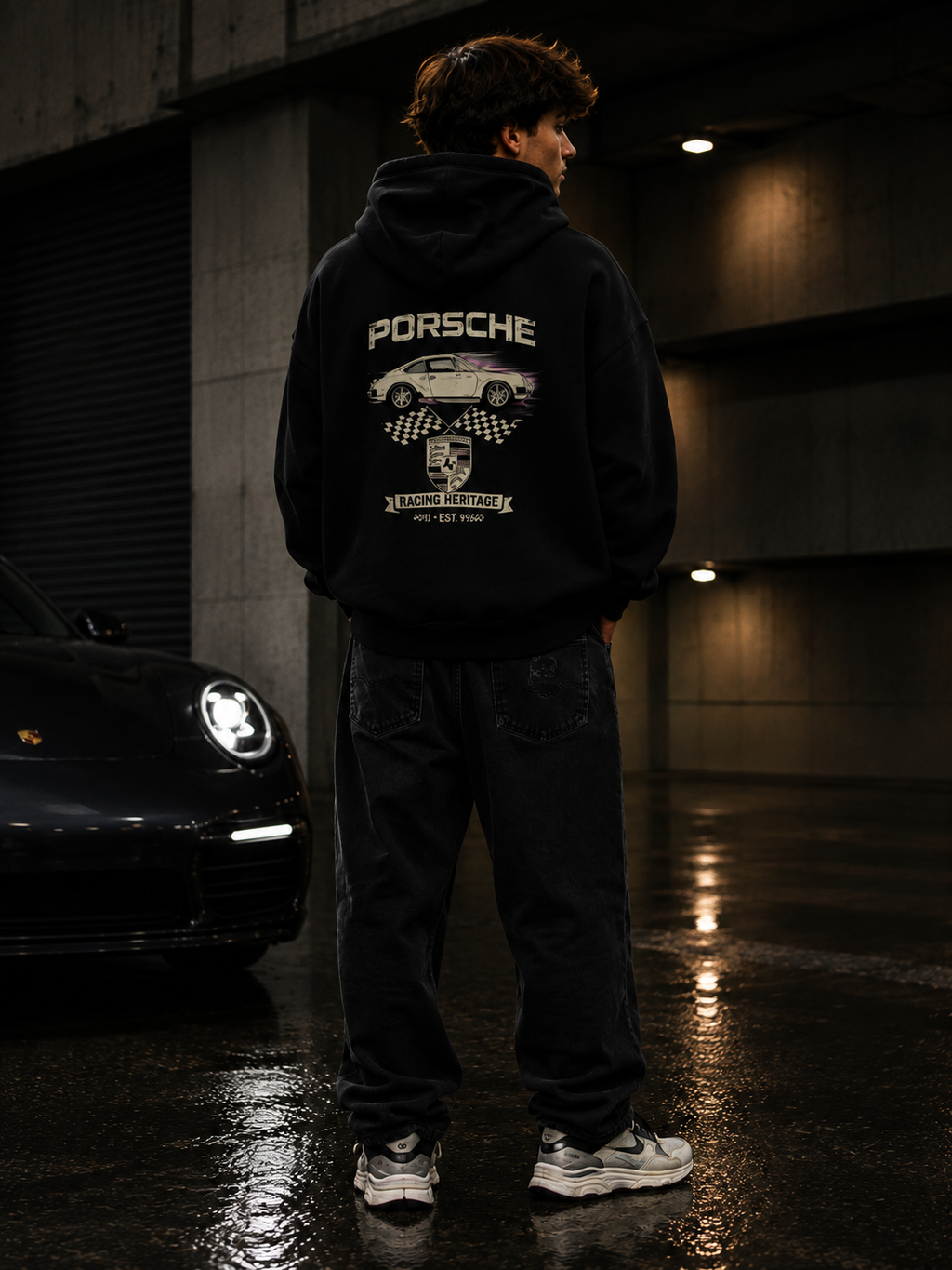 Porsche Oversized Hoodie