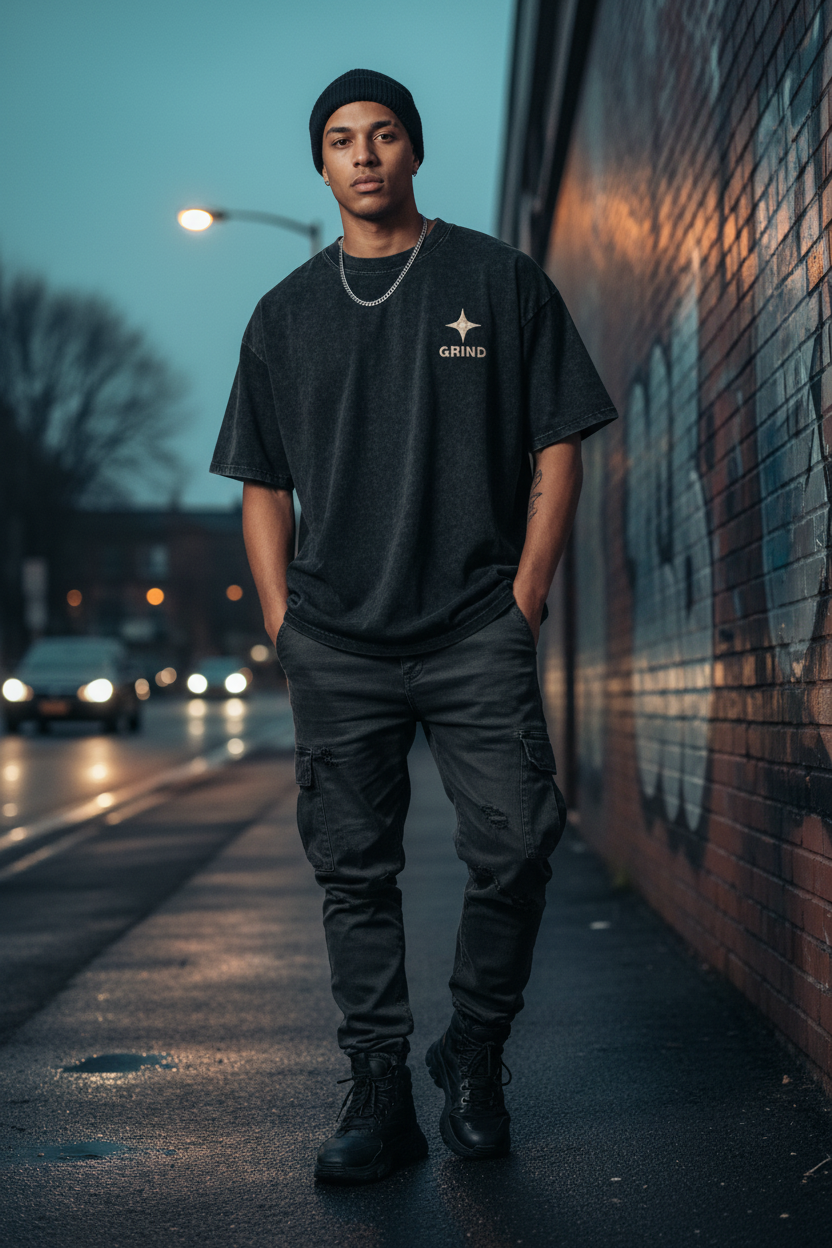 GRIND Tee Front Lifestyle