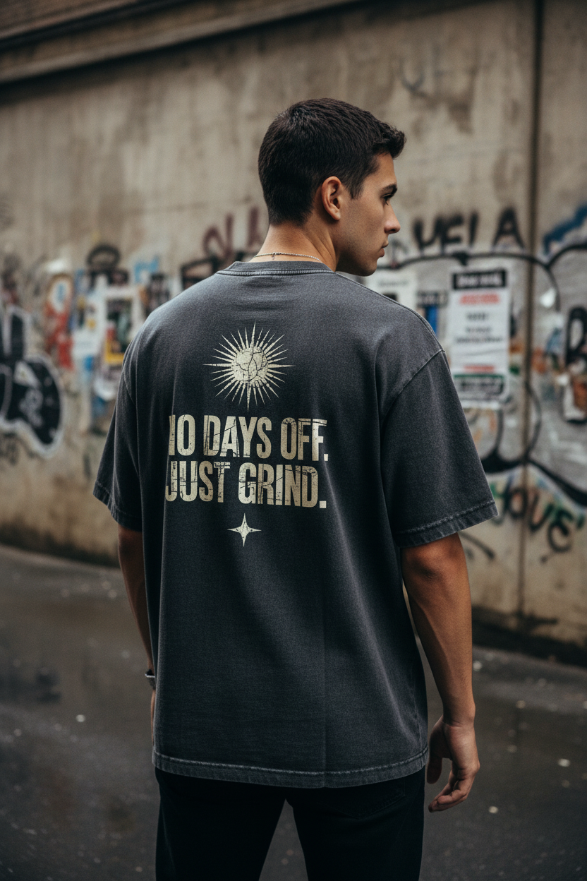 Heavyweight GRIND Tee Back